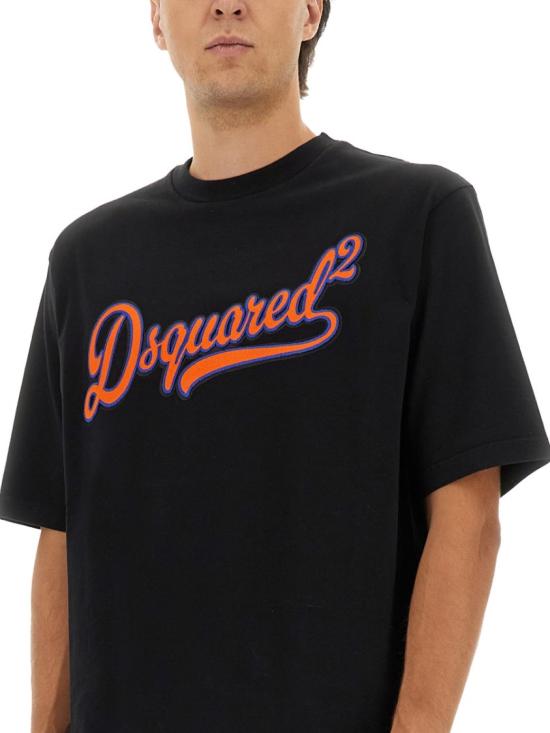 25FW 디스퀘어드2 반팔 티셔츠 S74GD1435 S24583900 Black - DSQUARED2