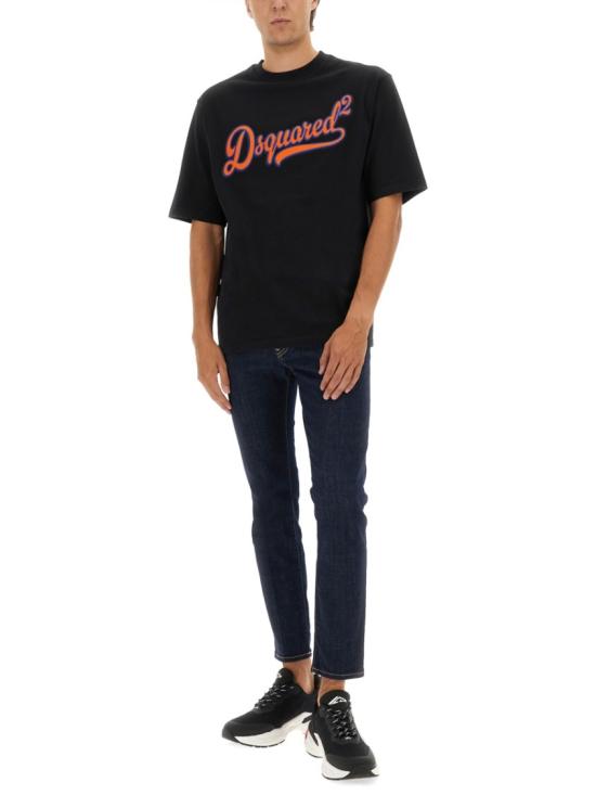 25FW 디스퀘어드2 반팔 티셔츠 S74GD1435 S24583900 Black - DSQUARED2
