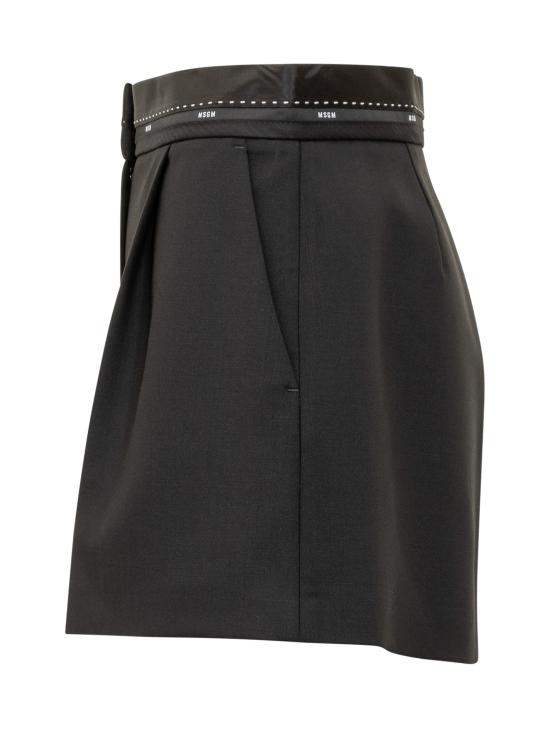 25FW 엠에스지엠 숏팬츠 3941MDB02257605 99 BLACK - MSGM