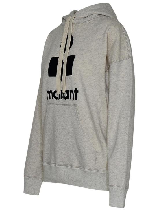 이자벨마랑에뚜왈 만셀 오버사이즈 후드 스웨트셔츠 SW0001FA A1M07E 23EC Grey - ISABEL MARANT ETOILE