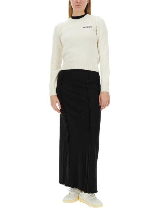  팜앤젤스 긴팔 티셔츠 PWHE051 F23KNI0010410 Neutrals - PALM ANGELS