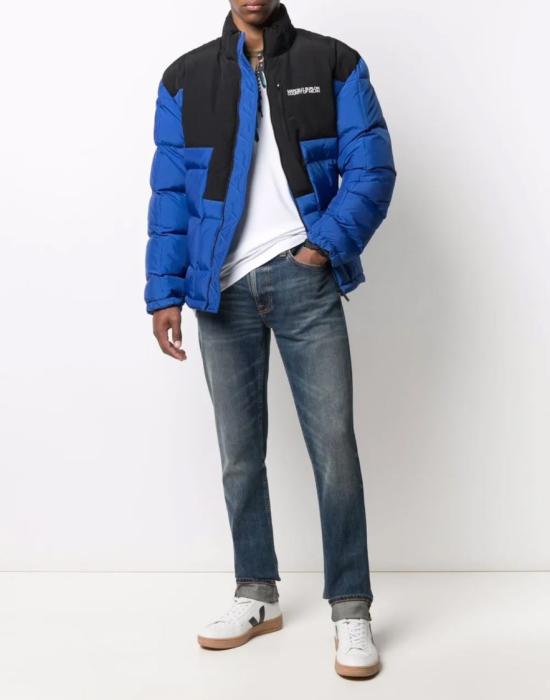 25FW 마르셀로 불론 자켓 CMED031C99FAB0014510 Blue - MARCELO BURLON