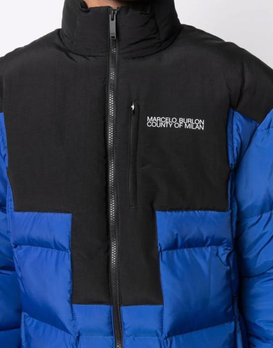 25FW 마르셀로 불론 자켓 CMED031C99FAB0014510 Blue - MARCELO BURLON