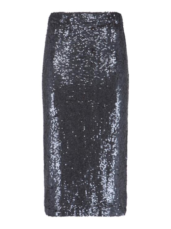 25FW 파로쉬 미디 스커트 D621538086 Black