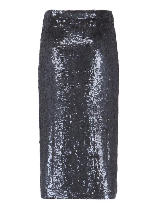25FW 파로쉬 미디 스커트 D621538086 Black - PAROSH