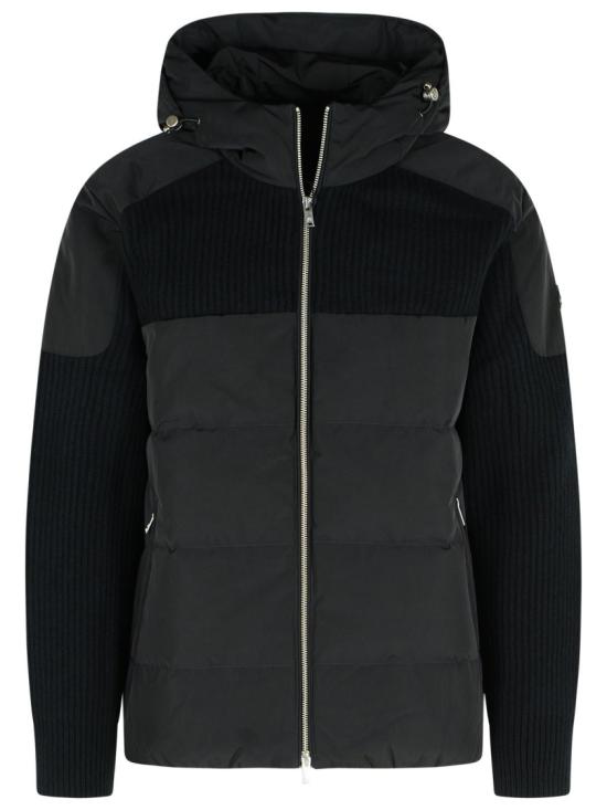 25FW 무스너클 그렌베일 패딩 집업 가디건 M35MK662 292 Black