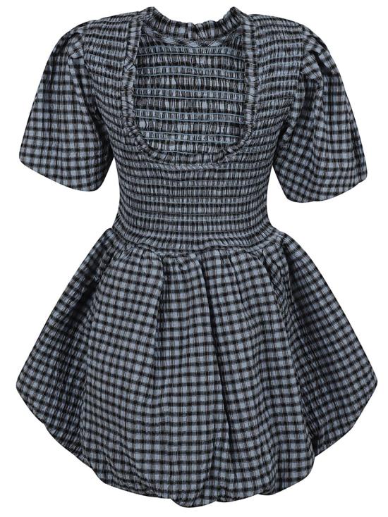 25FW 가니 숏 원피스 W0743 326 Grey - GANNI