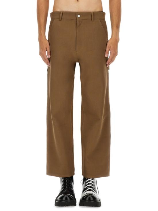 25FW 모스키노 스트레이트 팬츠 03025215 1145 Brown