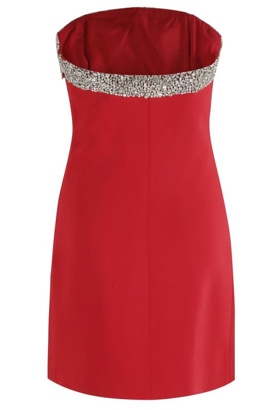 25FW 아멘쿠튀르 숏 원피스 ACW25407 097 Red - AMEN COUTURE