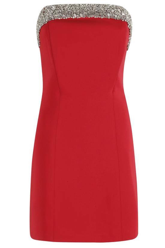 25FW 아멘쿠튀르 숏 원피스 ACW25407 097 Red