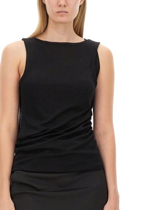 헬무트랭 민소매 티셔츠 O04HW508 001 Black - HELMUT LANG