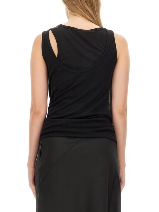  헬무트랭 민소매 티셔츠 O04HW508 001 Black - HELMUT LANG