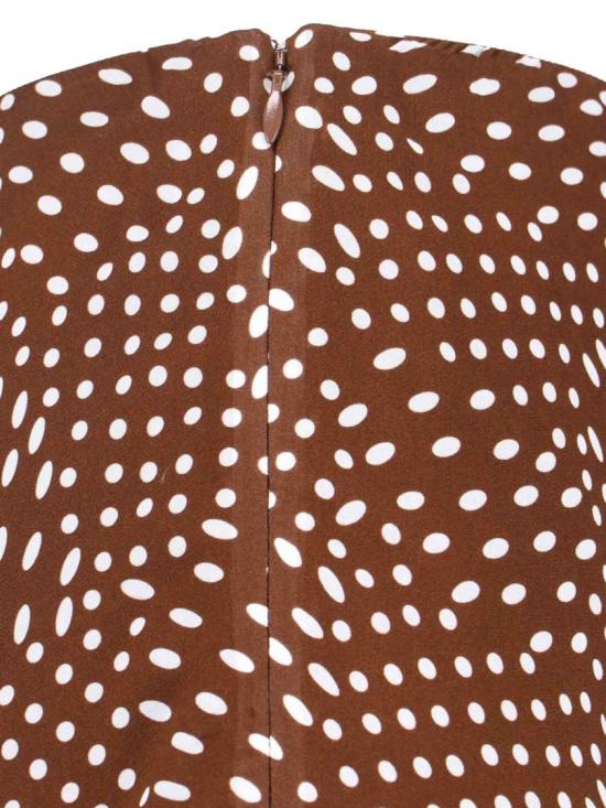 25FW 드리스 반 노튼 미디 스커트 010880 2251703 Brown - DRIES VAN NOTEN