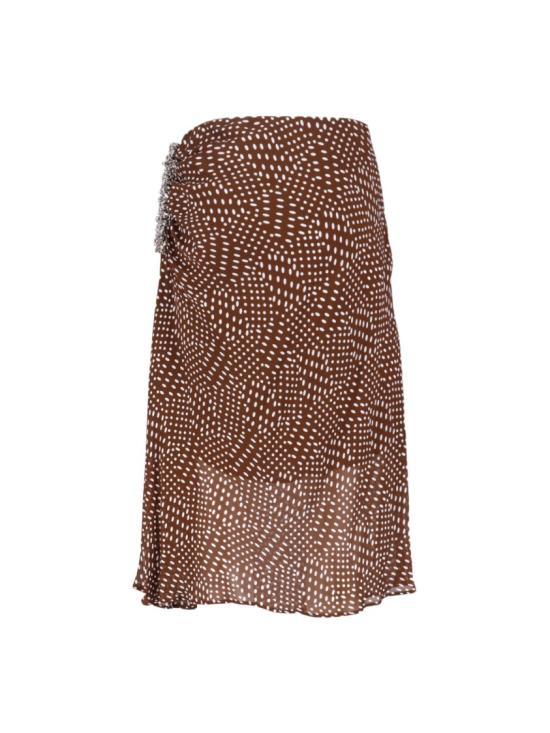 25FW 드리스 반 노튼 미디 스커트 010880 2251703 Brown - DRIES VAN NOTEN