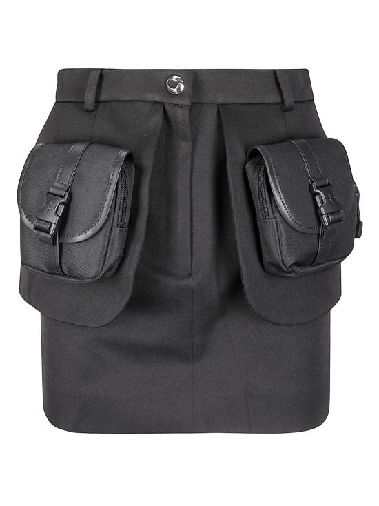 25FW 코페르니 숏 스커트 COPJ92F3004 BLK BLACK WASHED BLACK STRONGBOW