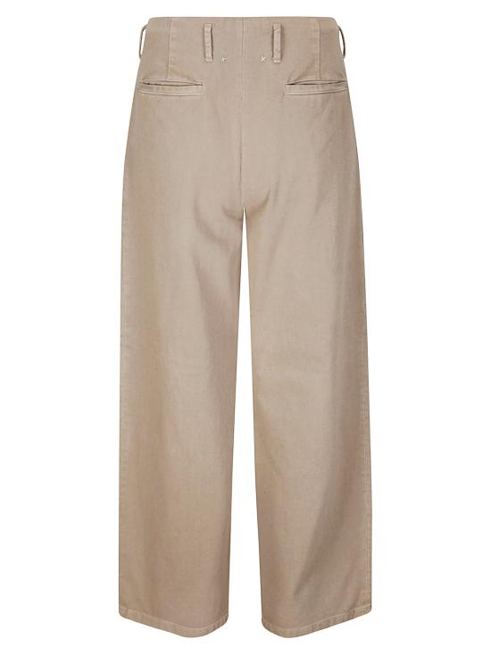 25FW 골든구스 스트레이트 팬츠 GWP01203P00207215184 PALE KHAKI - GOLDEN GOOSE