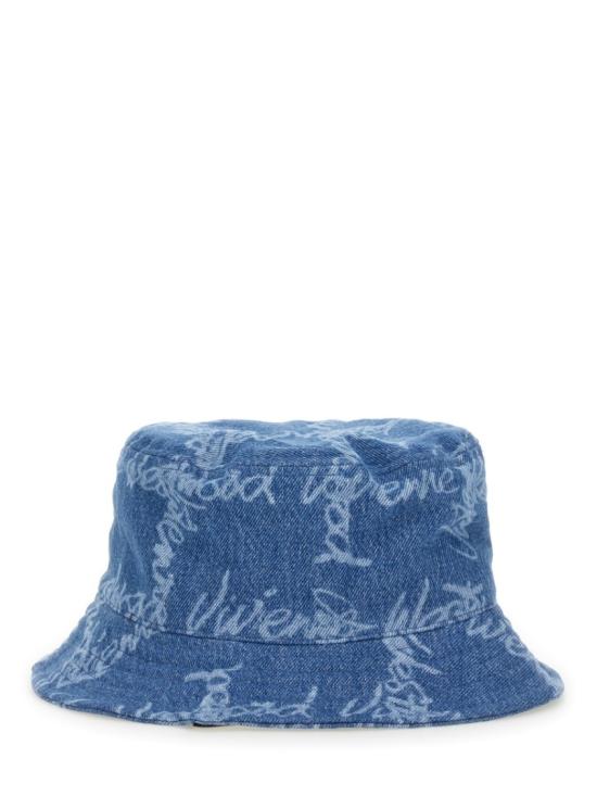 25SS 비비안웨스트우드 버킷햇 81020009 W014IK306 Blue - VIVIENNE WESTWOOD