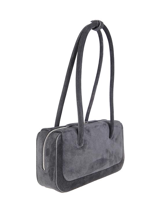 25FW 에스더 에크메 숄더백 03COLGB100 101 Suede Black - AESTHER EKME