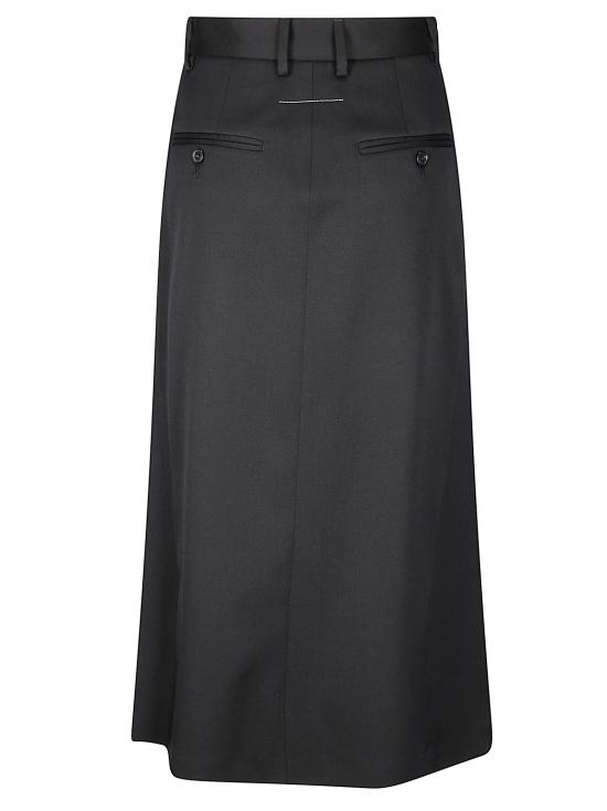 25FW MM6 메종마르지엘라 롱 스커트 S52MI0021S47848 900 White Blue Stripes - MM6 MAISON MARGIELA