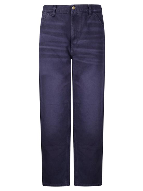 25FW 칼하트 WIP 스트레이트 팬츠 I035643 1C4O32 Dark Navy Stone Canvas