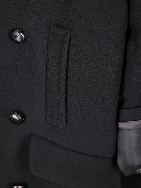 25FW MM6 메종마르지엘라 코트 S52AA0195M35469 900 White Blue Stripes - MM6 MAISON MARGIELA