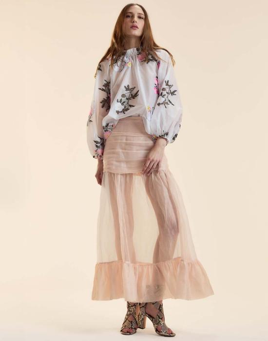  신시아 로리 블라우스 신시아 로울리 필 쿠페  화이트 - CYNTHIA ROWLEY