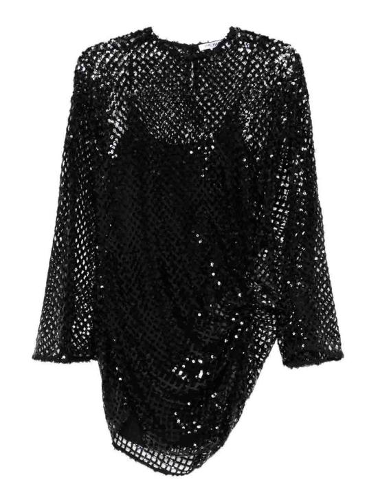  디 아티코 숏 원피스 251WCA00453PLL009AA100 Black