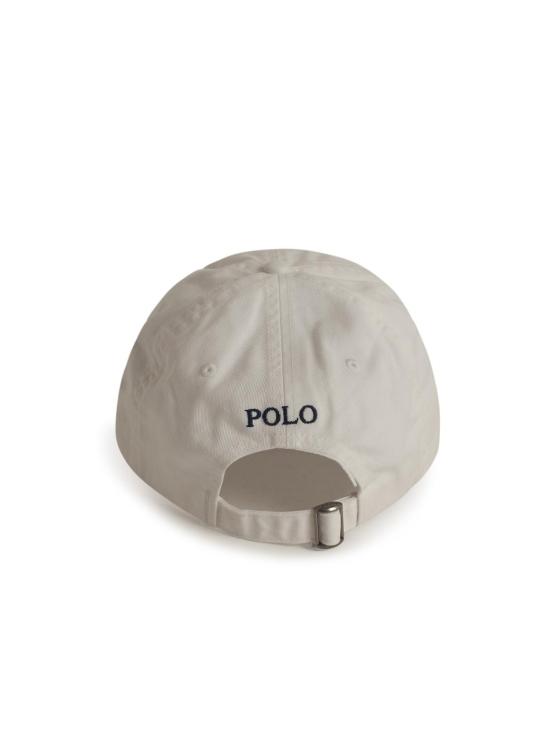 25FW 폴로 랄프로렌 포니 자수 치노 볼캡 포니 로고 자수  211912843018 WHITE DOM - POLO RALPH LAUREN