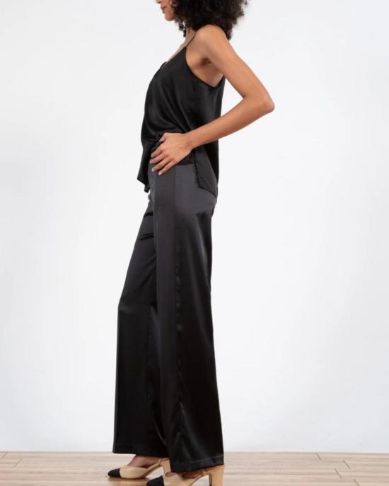  에비뉴 몽테뉴 스트레이트 팬츠 애비뉴 몽테뉴 플라비아 팬츠 블랙 - AVENUE MONTAIGNE