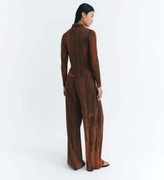  띵킹 뮤 스트레이트 팬츠 씽킹 무마로 릴렉스 플리츠 팬츠 - THINKING MU