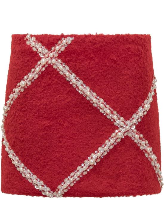 25FW 데 펨메스 숏 스커트 D207PT D0305 RED