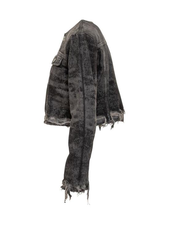 25FW 디젤 데님 자켓 A21616007DB 02 Black - DIESEL