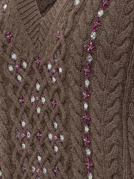 25FW 데 펨메스 베스트 D736KW D0401 BROWN - DES PHEMMES