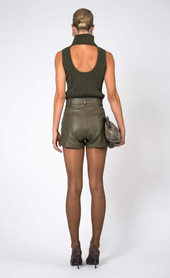  논살란트 레이블 숏팬츠 무심한 라벨 로비 쇼트 올리브 - NONCHALANT LABEL