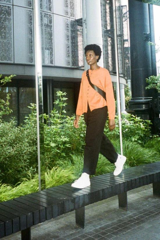  LF 마키 크롭 팬츠 L.F.Markey 메가 슬랙스 블랙