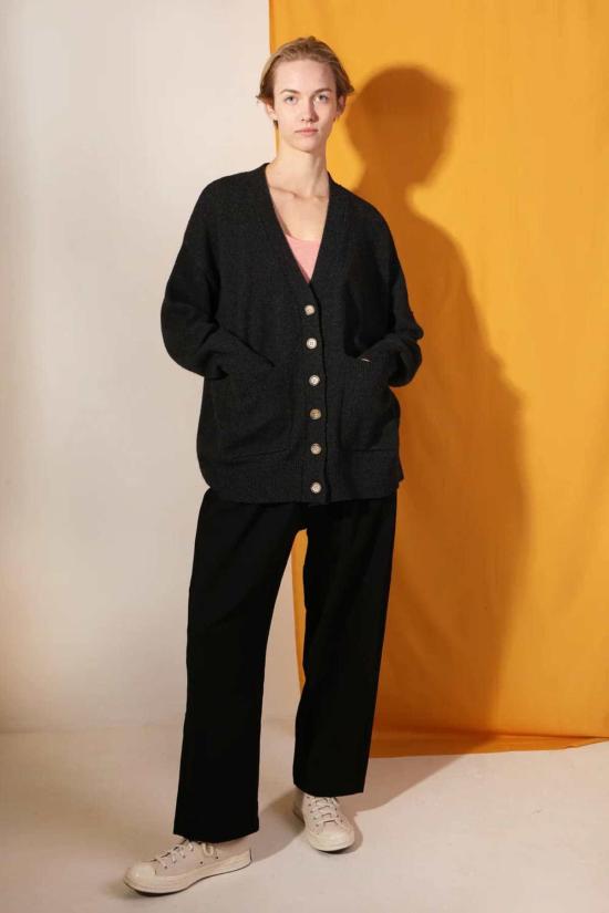  LF 마키 크롭 팬츠 L.F.Markey 메가 슬랙스 블랙 - L.F.MARKEY