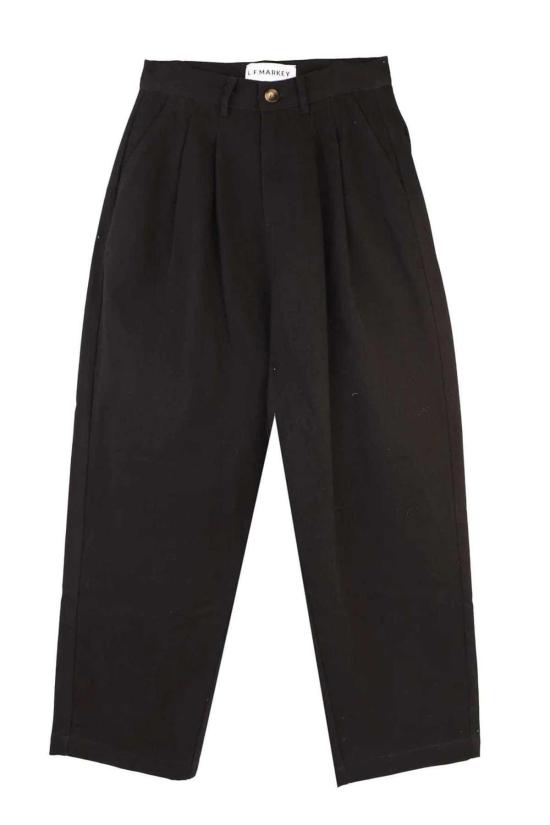  LF 마키 크롭 팬츠 L.F.Markey 메가 슬랙스 블랙 - L.F.MARKEY