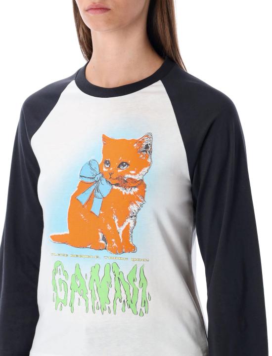 25FW 가니 반팔 티셔츠 T43413575 151 WHITE - GANNI