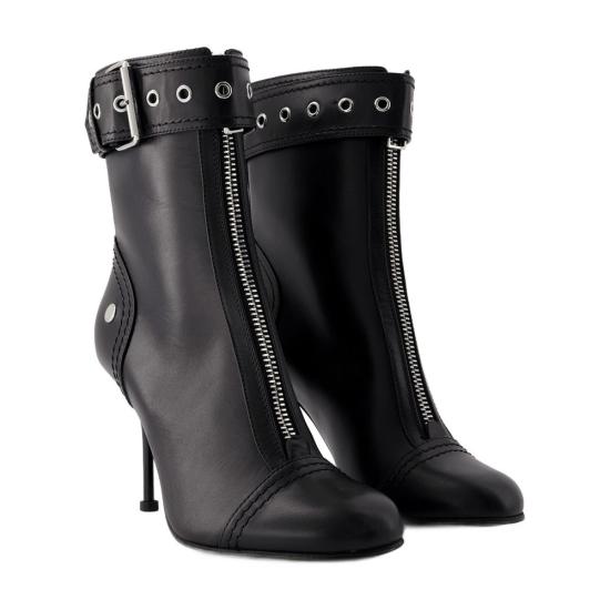  알렉산더 맥퀸 부츠 757505WIDR31081 black - ALEXANDER MCQUEEN