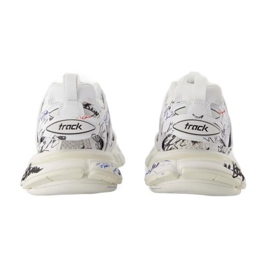 발렌시아가 메쉬 러버 트랙 스니커즈 542436 WTKAU 9146 WHITE - BALENCIAGA