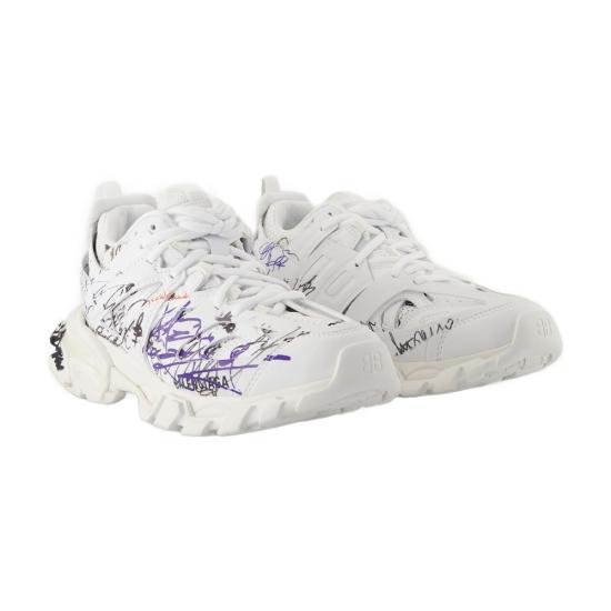  발렌시아가 메쉬 러버 트랙 스니커즈 542436 WTKAU 9146 WHITE - BALENCIAGA