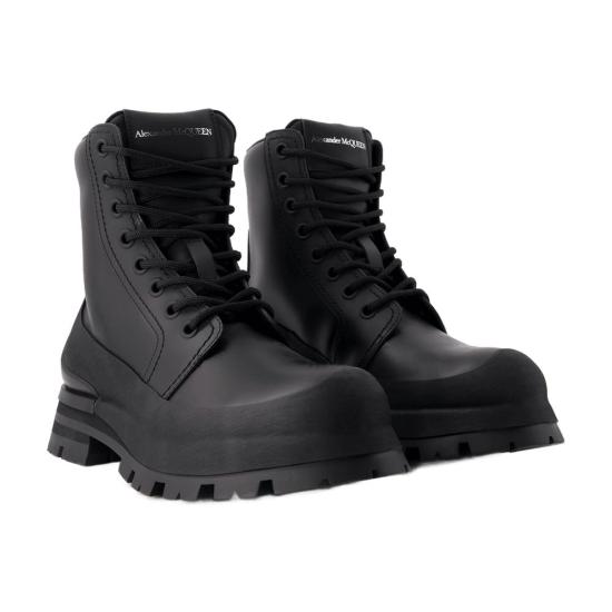  알렉산더 맥퀸 부츠 777808WIEQ11000 black - ALEXANDER MCQUEEN