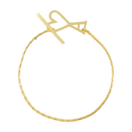  아미 드 꾀흐 하트 로고 브레이슬릿 UJW917 361 902 GOLD