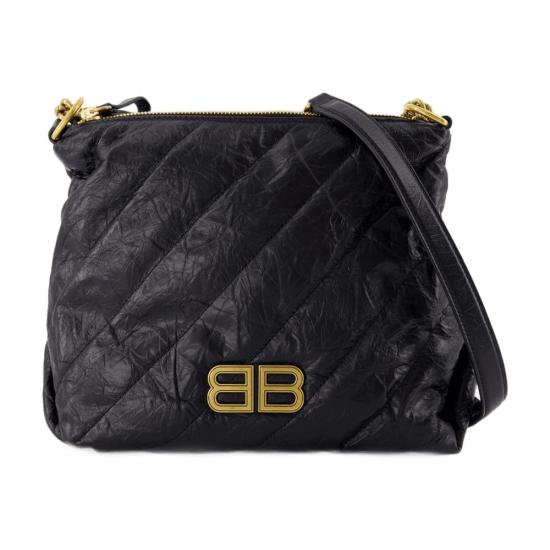  발렌시아가 크러쉬 호보백 스몰 806479 210J1 1000 BLACK