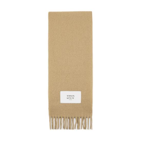 24FW 메종키츠네 베이비 알파카 스카프 LM06206WA0022 P242 brown - MAISON KITSUNE