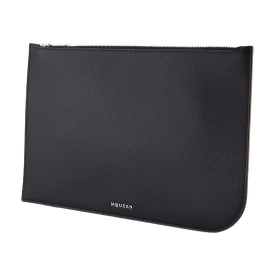 25SS 알렉산더 맥퀸 클러치/파우치 8148501VDCC1000 black - ALEXANDER MCQUEEN