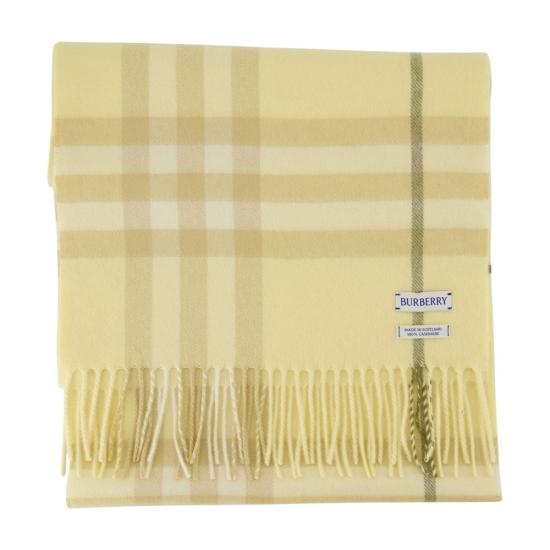 25FW 버버리 체크 캐시미어 스카프 8112710 A3212 yellow
