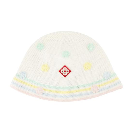 25FW 카사블랑카 비니 A AW25 HAT 095 01 white