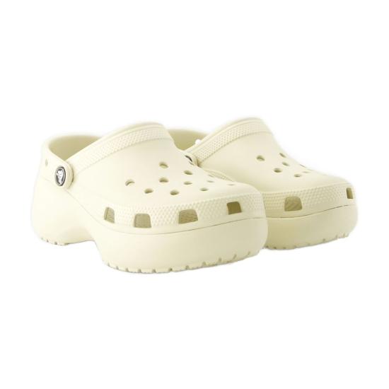 24FW 크록스 플랫 슈즈 206750 2Y2 neutral - CROCS