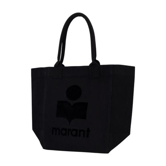 26FW 이자벨마랑 옌키 코튼 핸드 캐리 백 PM0001FA A1X18M 01BK black - ISABEL MARANT